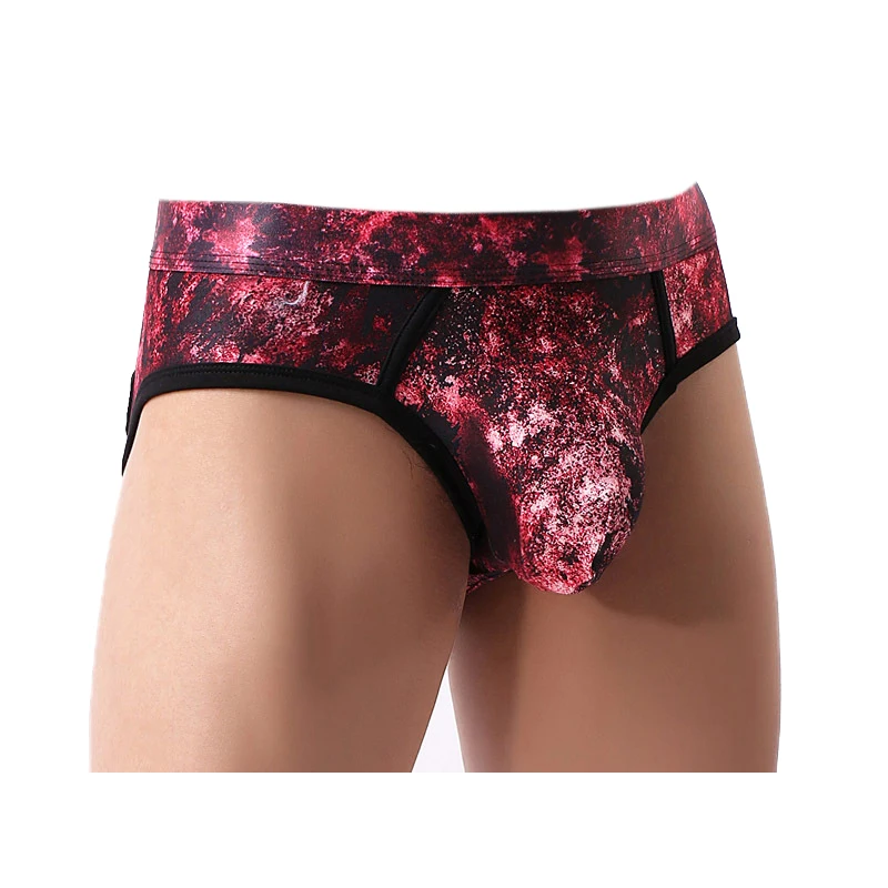 Galaxy Sublimation boxer sexy Briefs bamboo modal fabric Training Wear For All Sports elastic