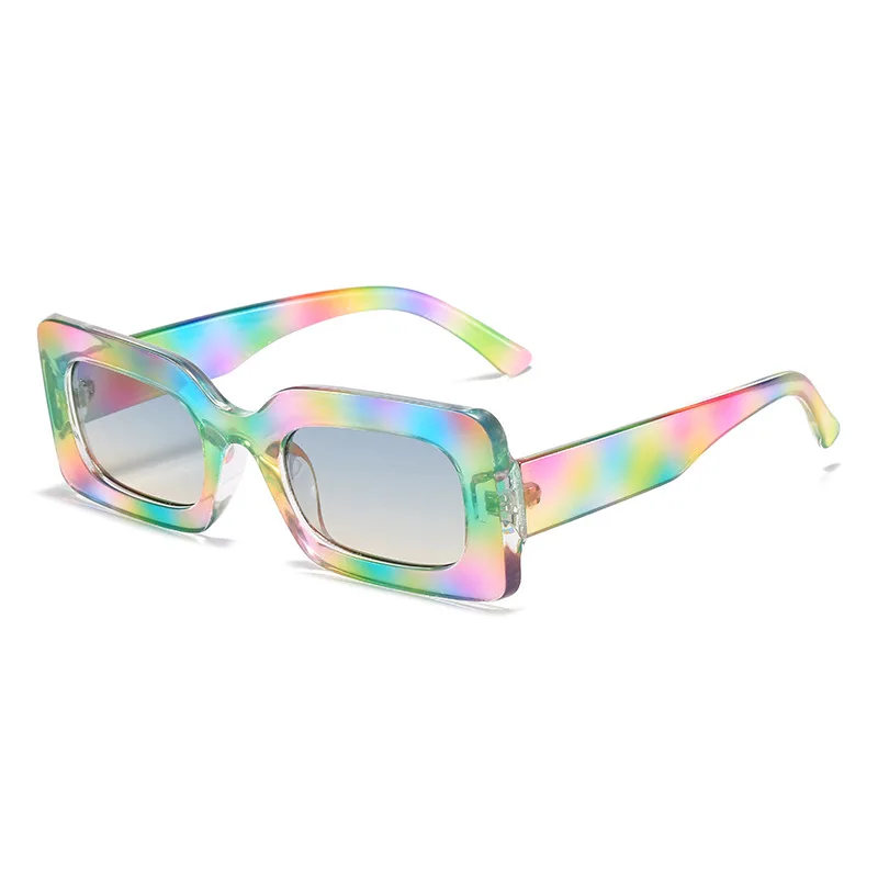 NWOGLSS 9904 Square Women Sunglasses PC Environmental Friendly Fashion Sunglasses UV400 NWO New Arrivals Custom Colorful Trendy