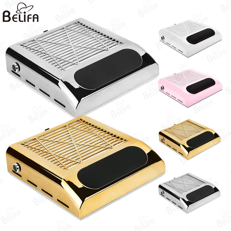 Hot selling 80W Nail Dust Collector Speed Adjustable Vacuum Cleaner Manicure Nail Tools For Home Salon Use