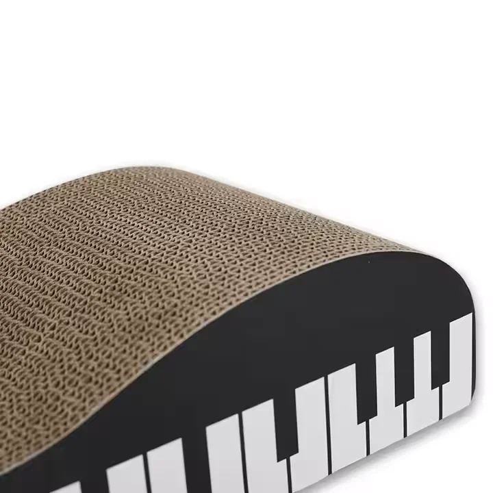 Meow Love Piano Shape Cat Scraper Fun Corrugated Scraper Cat Grinding Claw Exercise Entertainment Rest Multi-Functional