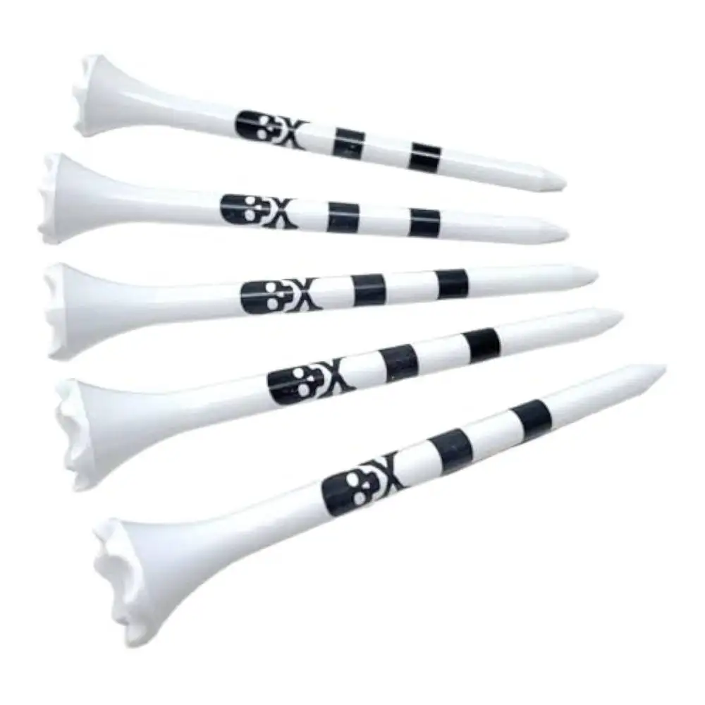 High Stability Low Friction Unbreakable Simple Installation 6 Prong Cup Plastic Golf Tees Training Tools