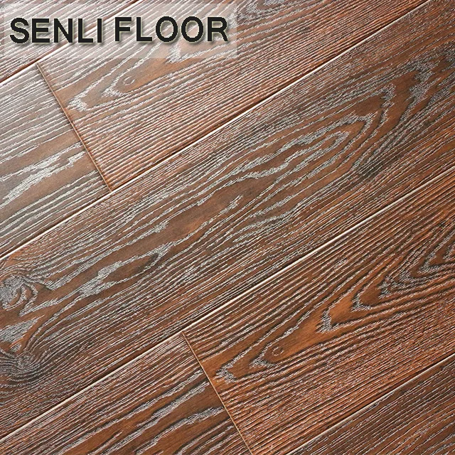 11mm 12mm imported decor paper AC3 Ac4 Ac5 high glossy Laminate Flooring