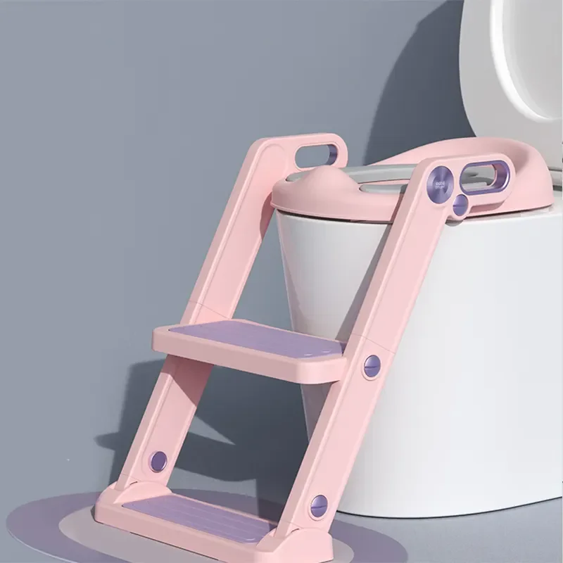 Hot Selling Toddlers Bathroom Child Newborn Step Stool Ladder Kids Baby Portable Toilet Trainer Potty Training