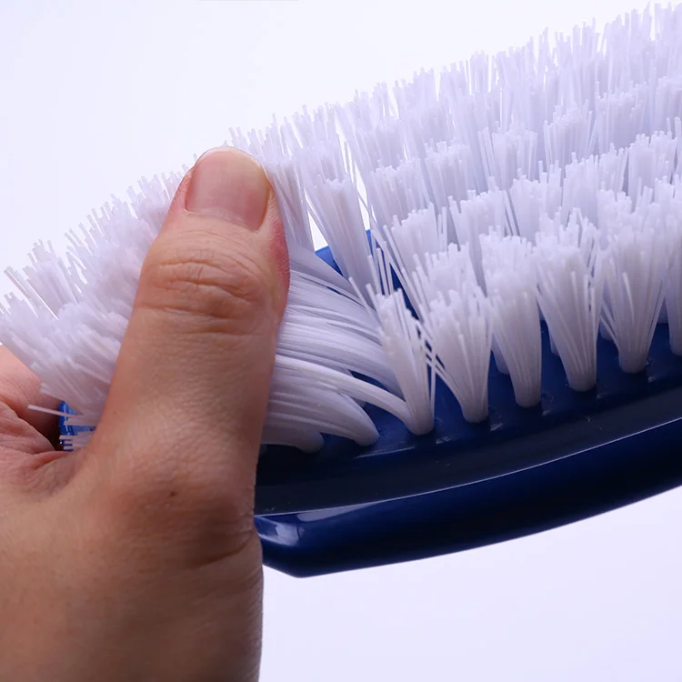 Wholesale Factory Household Heavy Duty Iron Shaped Plastic Holder Wirehaire Nylon Cleaning Brush For Washing Clothes Shoes Floor