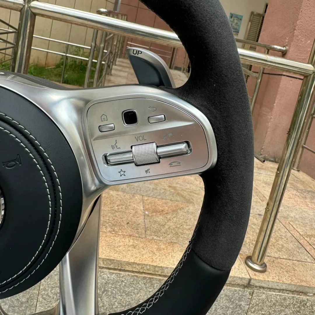 New upgrade old car retrofit leather Steering Wheel For Mercedes-Benz glk class e300 e200 w177 w211 w204 w205 c450 c204