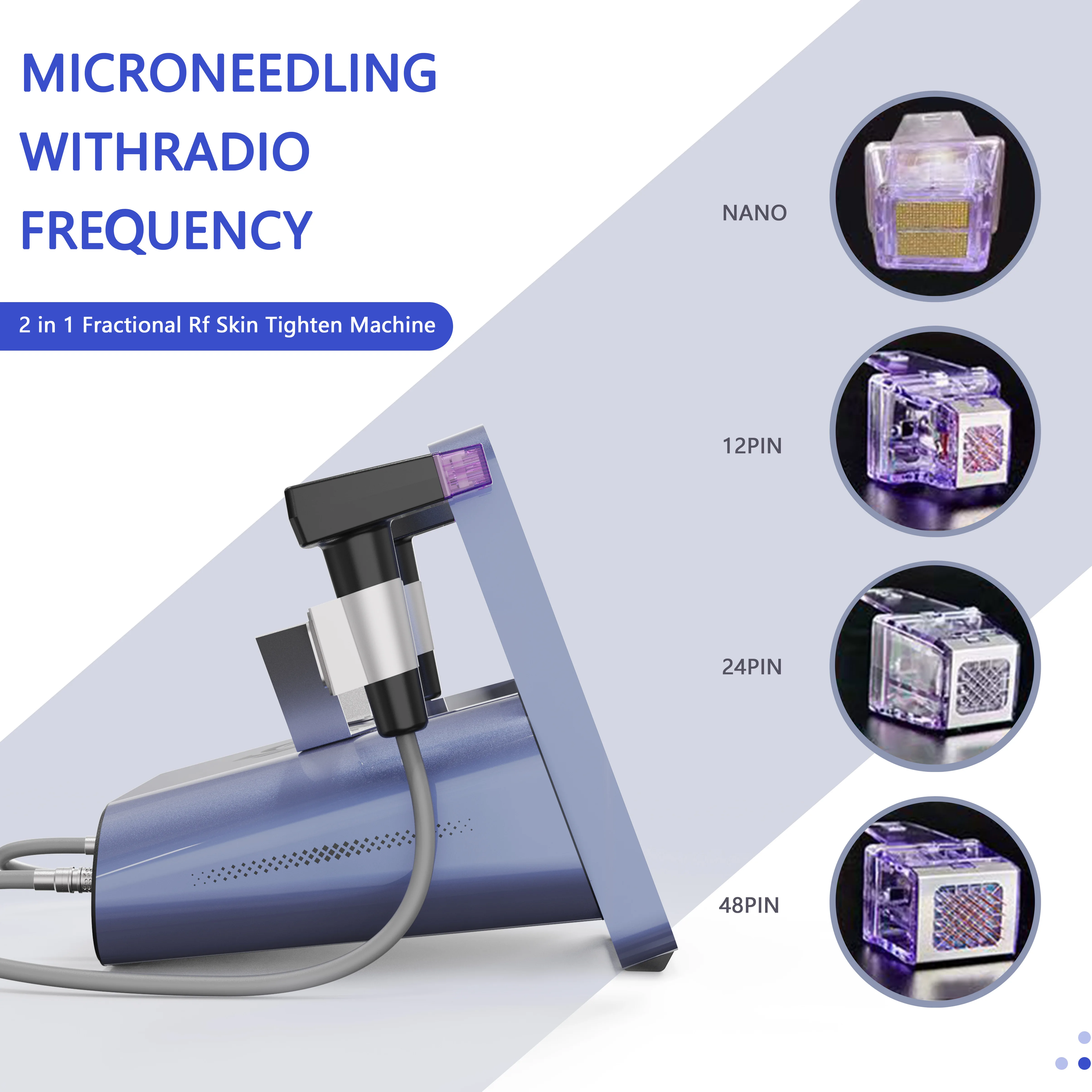 Morpheus P-M8  Microneedle Micro Needle And Nanocrystalline Needleless Ance Treatment Wrinkle Removal Fractional RF M8 Machine