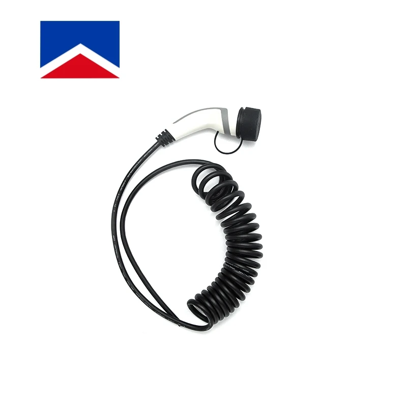 Тип 2 32 A/250 V 6v ac mA адаптер Электрический мотор для ev Автомобильная зарядная станция настенные розетки зарядное устройство 5 м 7 кабель