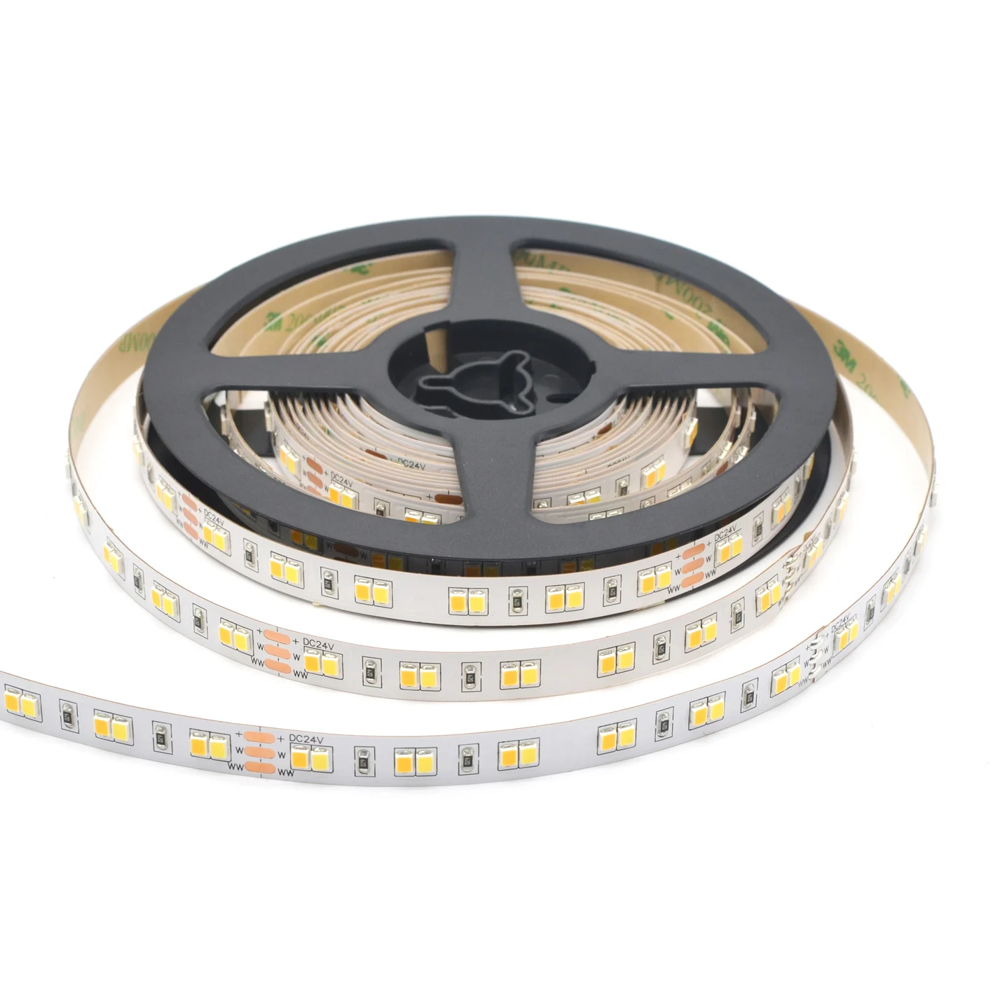 ETL CE 5years Warranty  CCT High CRI>90 24W Color changeable SMD2835 120LEDs/m 10MM PCB LED flexible strip light led light