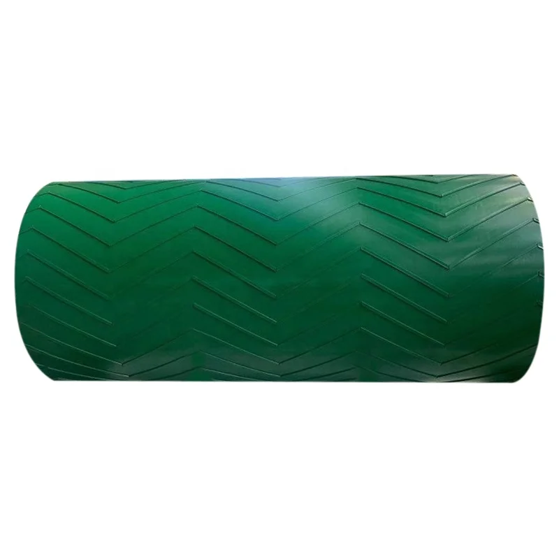 1200mm flat pvc green conveyor belt manufacturer for automatic packing machine and for chicken feeds processing