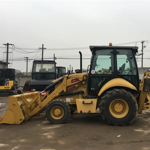 CAT420F 416B Used Medium Backhoe Loader Good Price Durable Original Caterpillar Reliable Quality