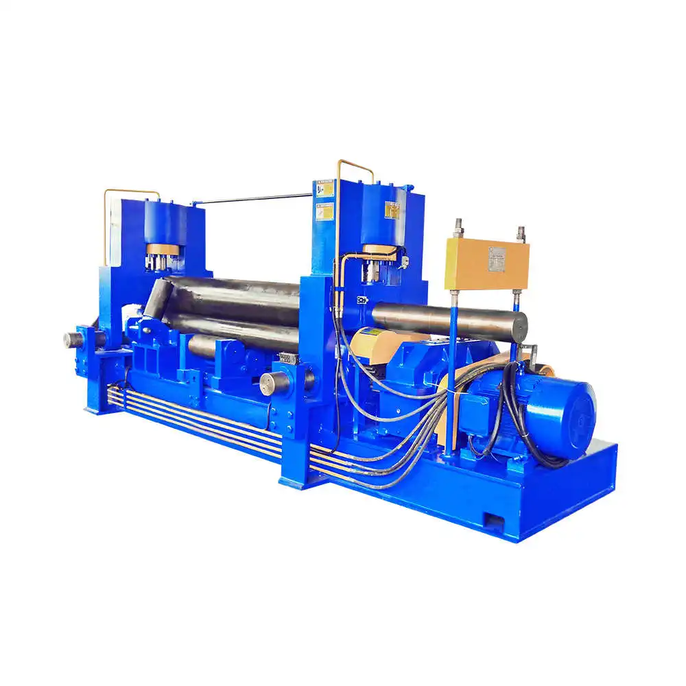 3 rollers heavy duty plate sheet metal cnc rolling bending machine for metal sheet