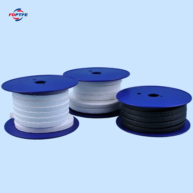 FUDA braided compression graphite ptfe gland packing with oil or without oil