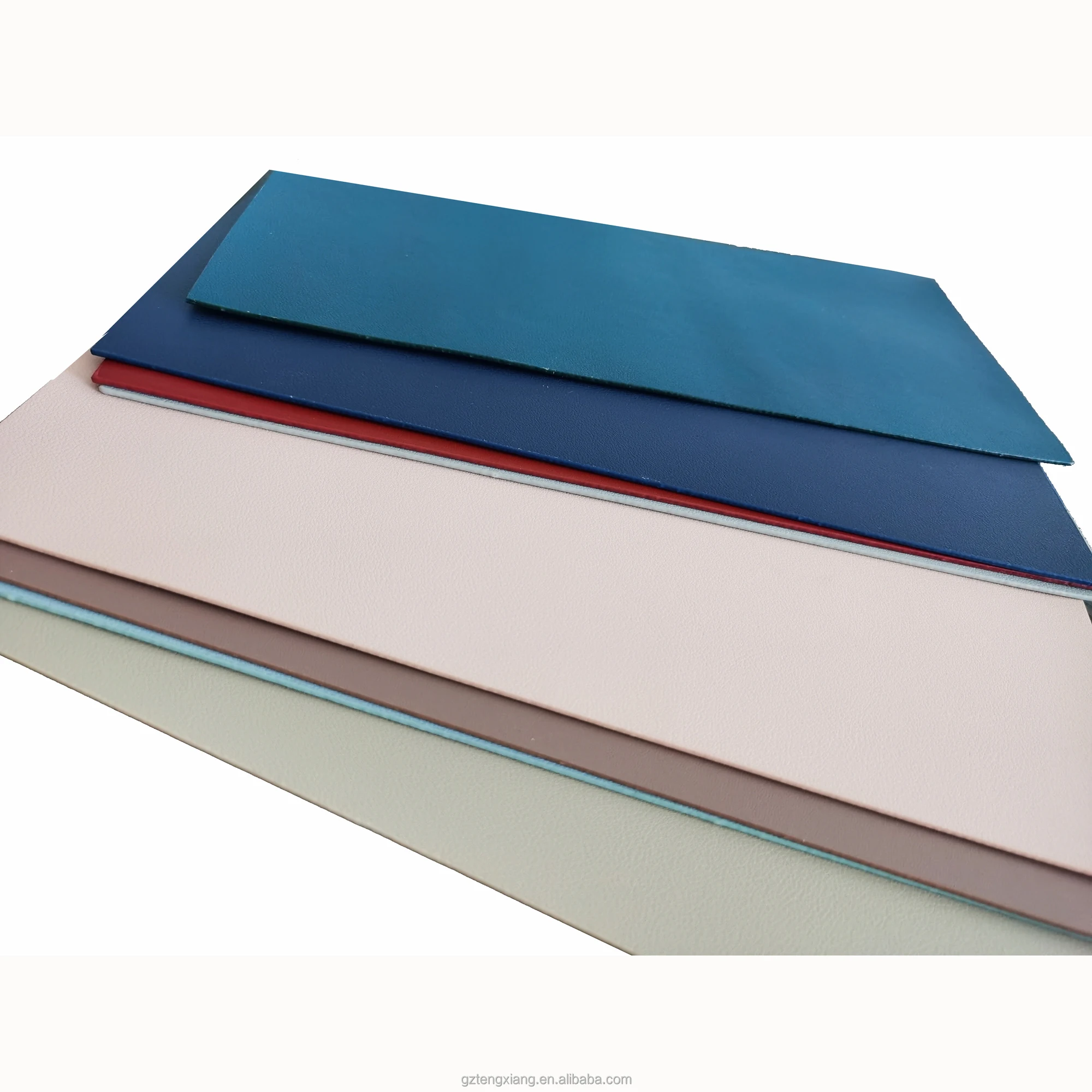 PVC Artificial Nappa Lamb Pattern Leather Double-Sided 1.5-1.8mm for Bag Shoes Placemat Sofa Lining Use