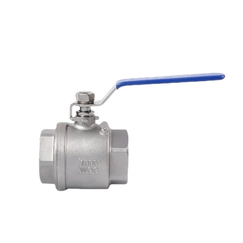 Water Switch Valve 4 Points 6 Points Dn15 Two-Piece Threaded 304 Stainless Steel Ball Valve