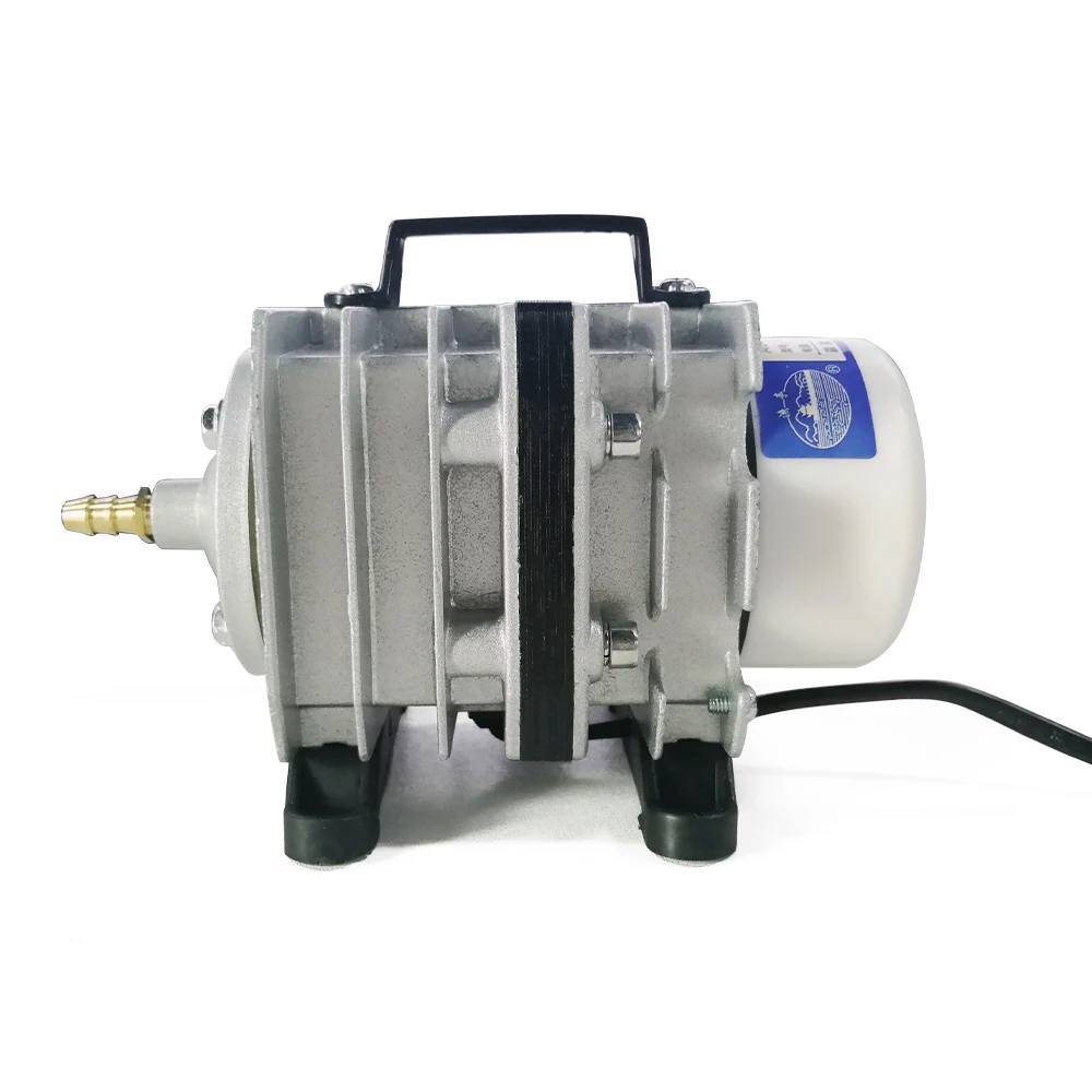QihangRAS fish tank oxygenating aluminium air pumps mini koi fish pond aquarium air pump