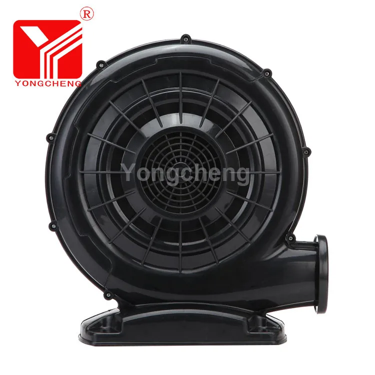 Plastic ac backward curved centrifugal fan for inflatables