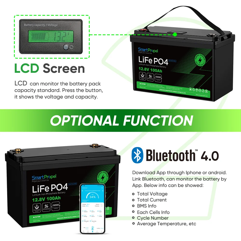 Аккумуляторная батарея 6000 глубокого цикла 12 В 100 А · ч 400