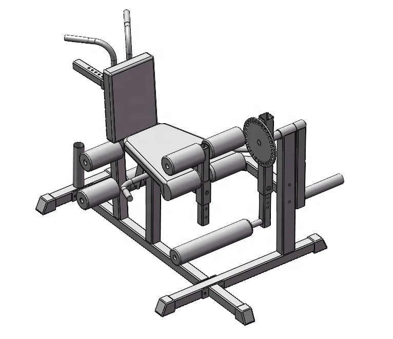 Commercial Gym Equipment Hammer Strength Reverse Hyper Plate Loaded Machines Back Leg Curl and Leg extension Bench
