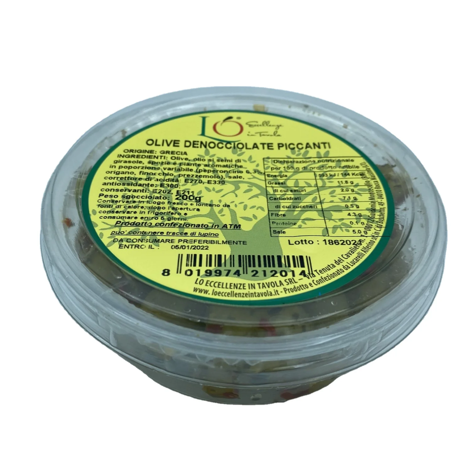 Green Spicy Pitted Olives giant olive evo oil canned food fruit green food & beverage spices herbs