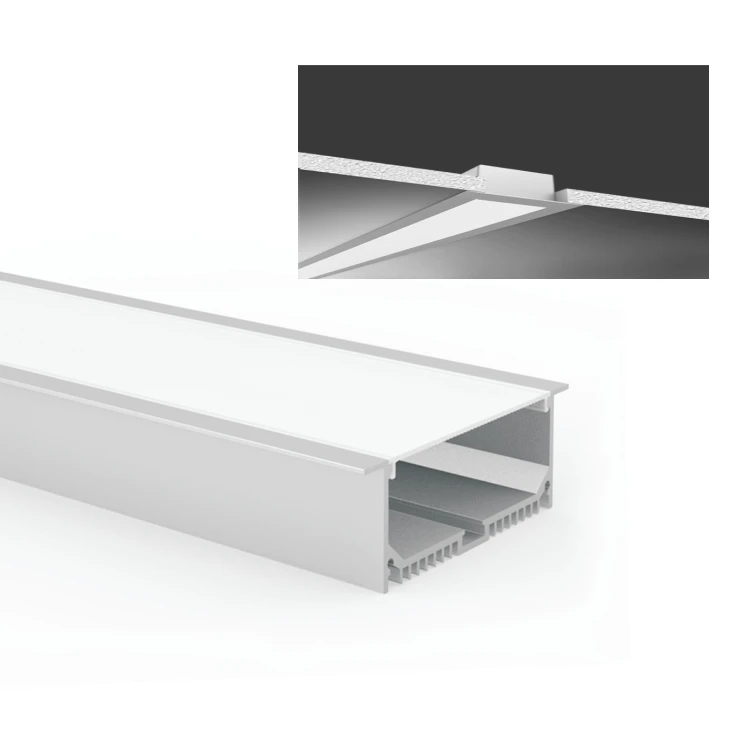 
HLINEAR LR9032-1000 Seamless Purified Aluminum Linkable Ceiling Mount Direct Linear light For Commercial and Retail Application 