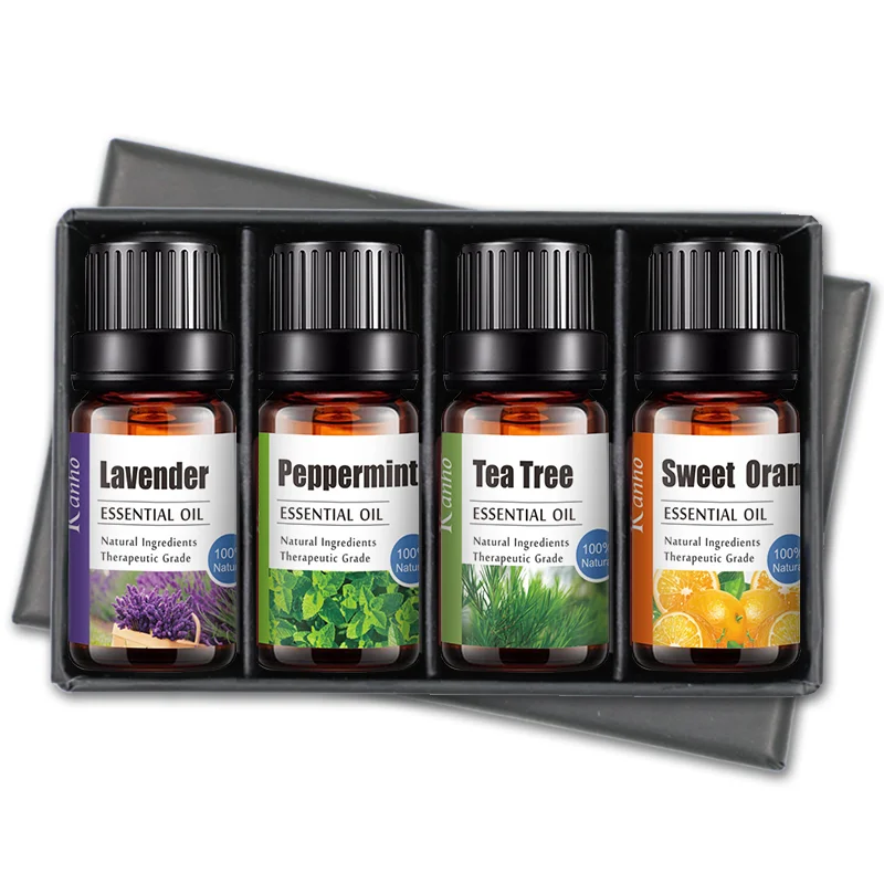 Amazon Hot Essential oil 100% Pure Essential Oil Gift Set 6/10ml Aromatherapy
