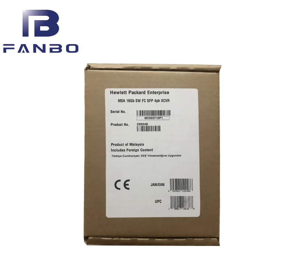 C8R24B Msa 16GB Short Wave Fibre Channel SFP+ 4-Pack Transceiver for hp