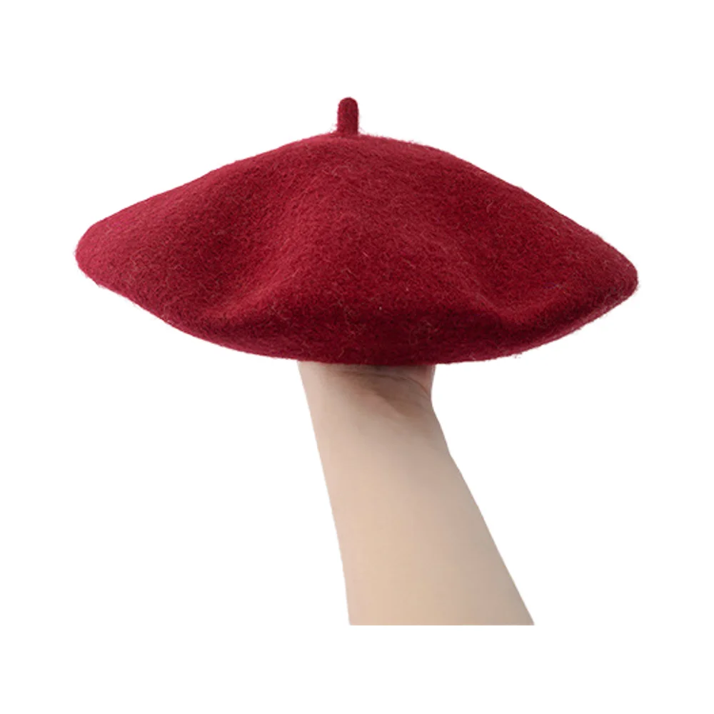 Женские береты из мягкой шерсти