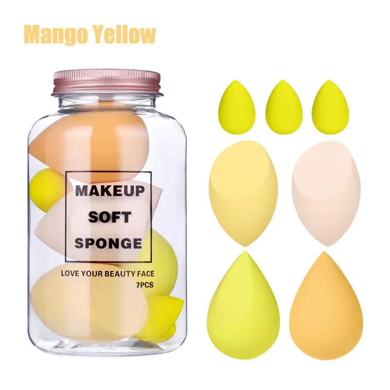 Round super soft PU Makeup cosmetic sponge puff free samples