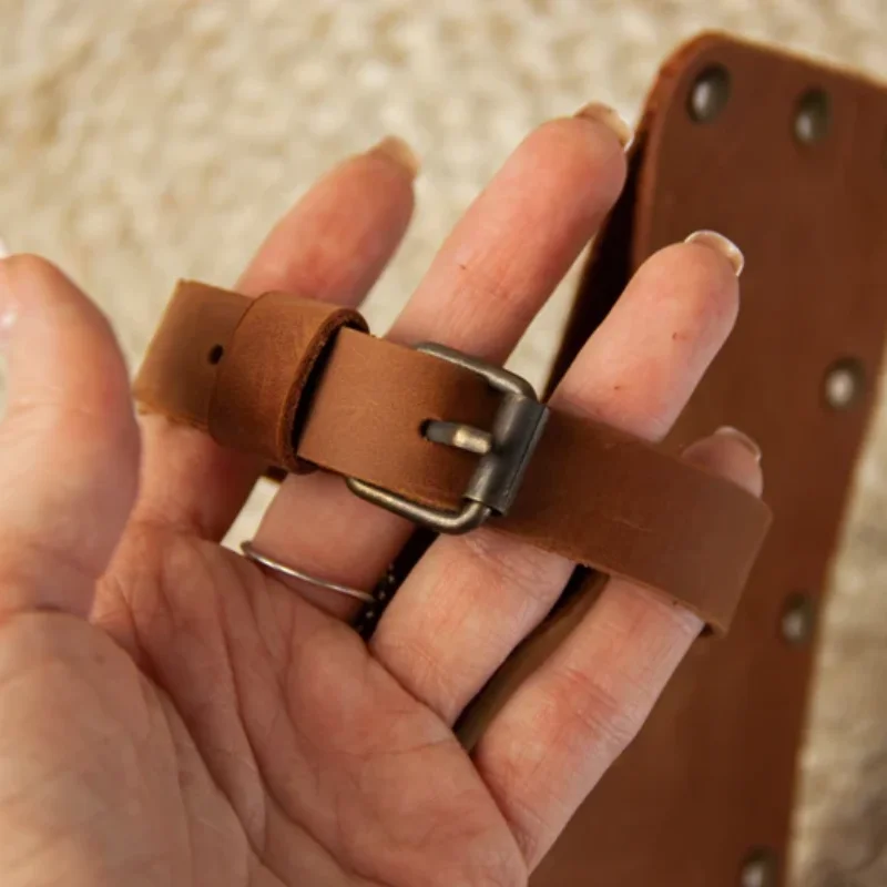 Hot Sale Camping Leather Hatchet Sheath Outdoor Custom Hatchet Cover Protection Leather Sheath for Axe