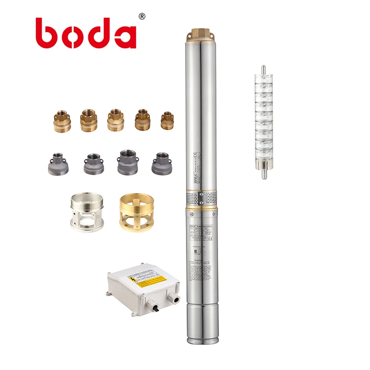 4' Borehole Pump 4SD 8m3/h Submersible Deep Well Water 0.75HP/1HP