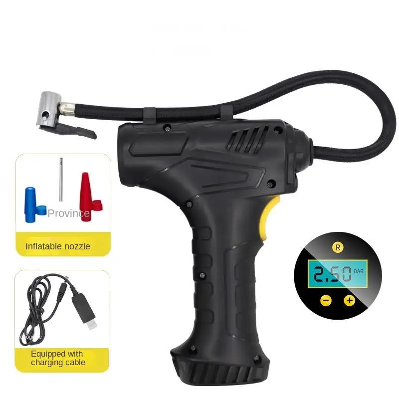 General Wireless Handheld Inflation Car Tyre Pump Car Electric Air Pump Mini Portable Air Pump For Car Tires
