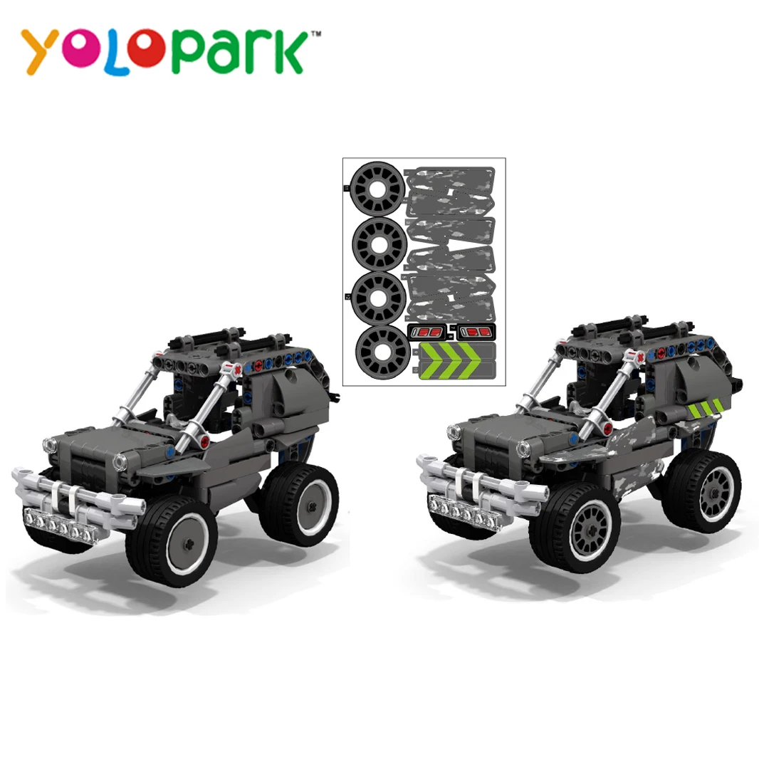 Gray Rock climber building block vehicle toys