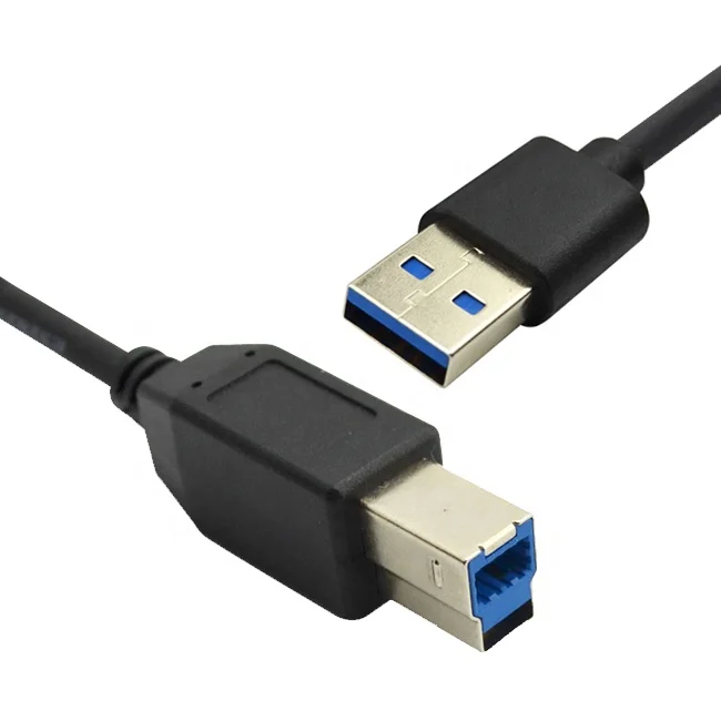3ft USB-C USB 3.1 C Type Connector to USB 3.0 B Type Male Data Cable for Mac Pro HP Cell Phone & Printer 1m Cable