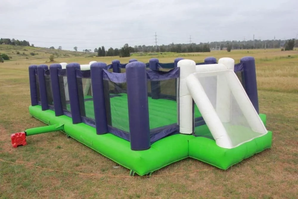 Outdoor Human Foosball Inflatable Human Table Soccer Slip n Slide Football for Team Building Games