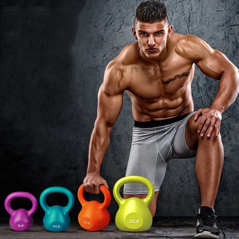 Factory Low MOQ New Professional Home Use Durable Fitness Equipment Accessory Adjustable Gym Kettlebell Set