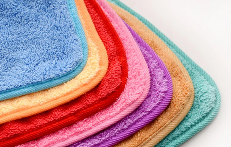 Customized Absorbent Hand Towel with Loop Kitchen Hanging Hand cleaning towel