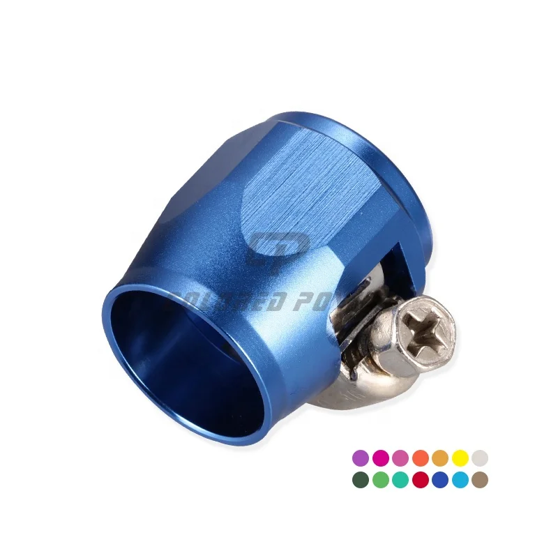 Racing Car Parts Anodized Aluminum Alloy 4AN to AN32 Fuel Line Hose End Hex Finisher Clamp Fitting