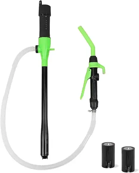 2.2GPM Flow Rate Liquid Automatic Transfer Portable Battery Powered Siphon Oil Fuel Pump for Gasoline Diesel Water