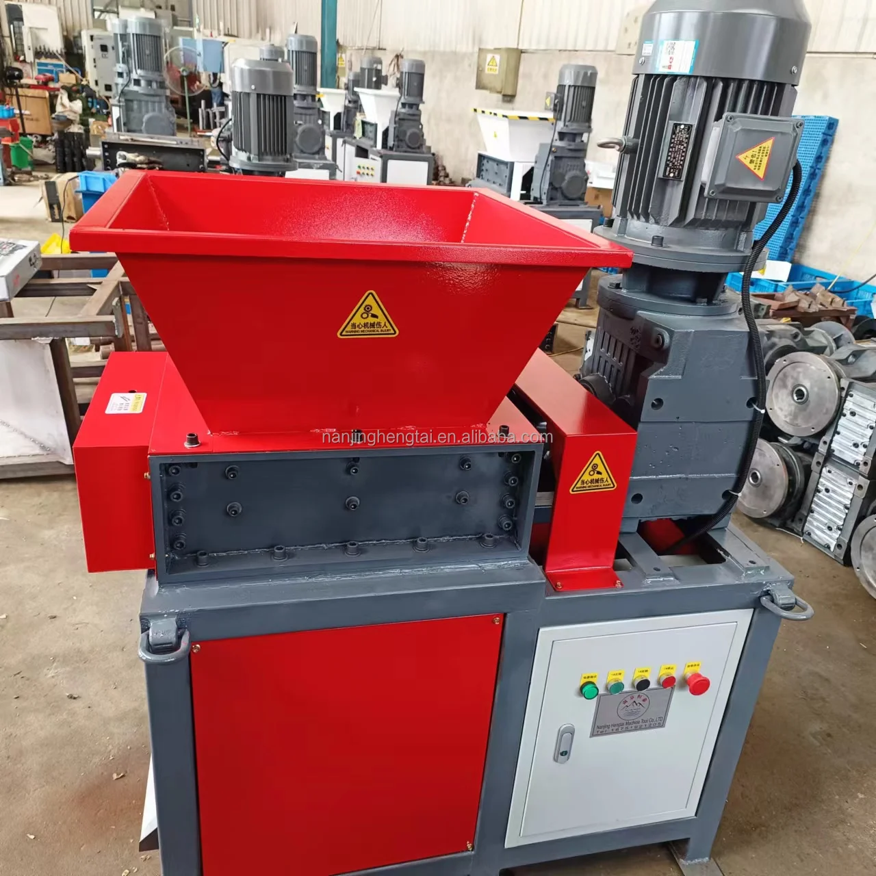 Plastic Crusher Equipment Used Rubber Plastic casing Shredding Recycling Machines Double Shaft Shredder
