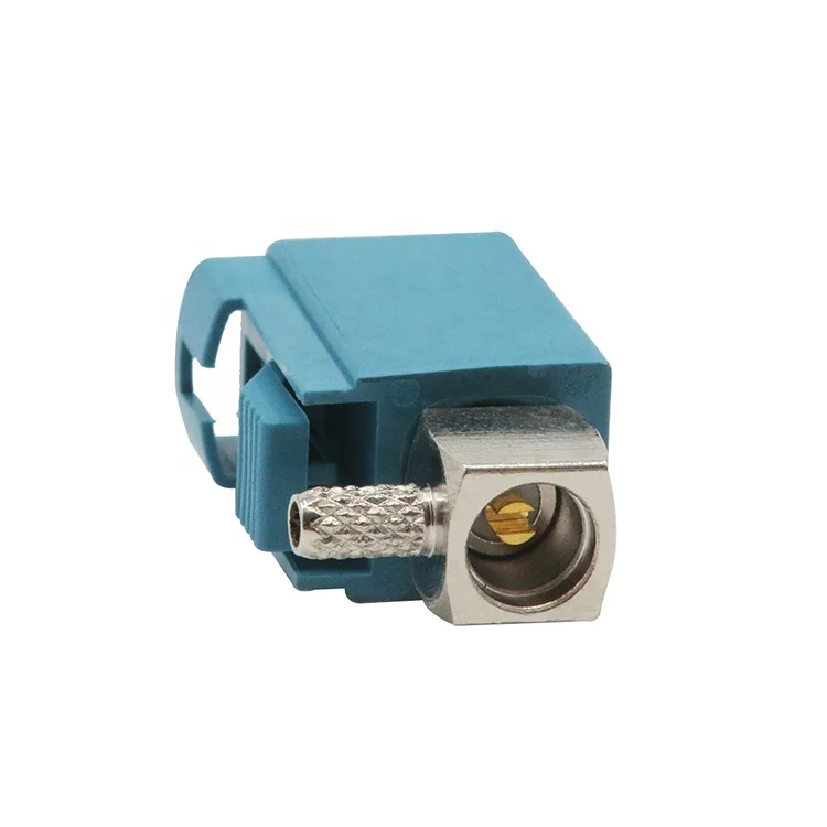 Fakra connector coding Z type SMB  right angle female  for Car Video, TV, Radio, Camera RG174, RG316 Coaxial cable