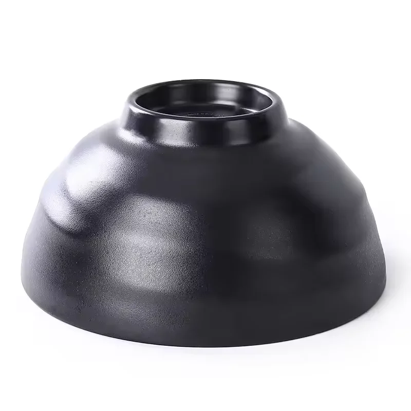wholesale price black matte 4.5 inch melamine rice ramen bowl chinese soup small bowls japanese ramen bowl