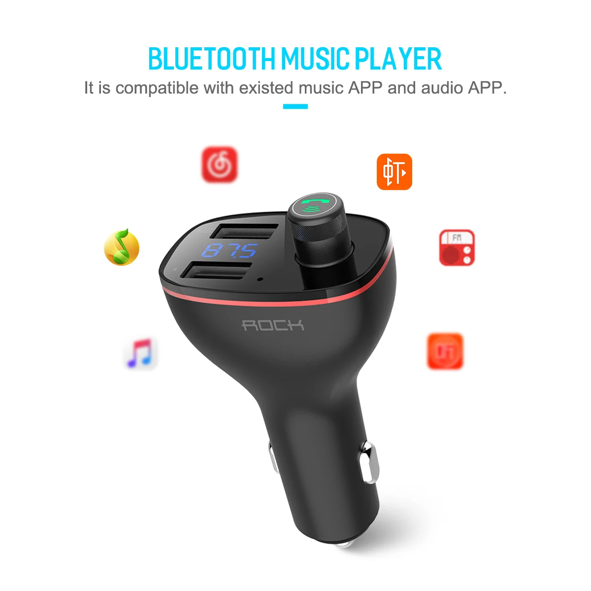 ROCK Лидер продаж B300 двойной USB-порт для зарядки