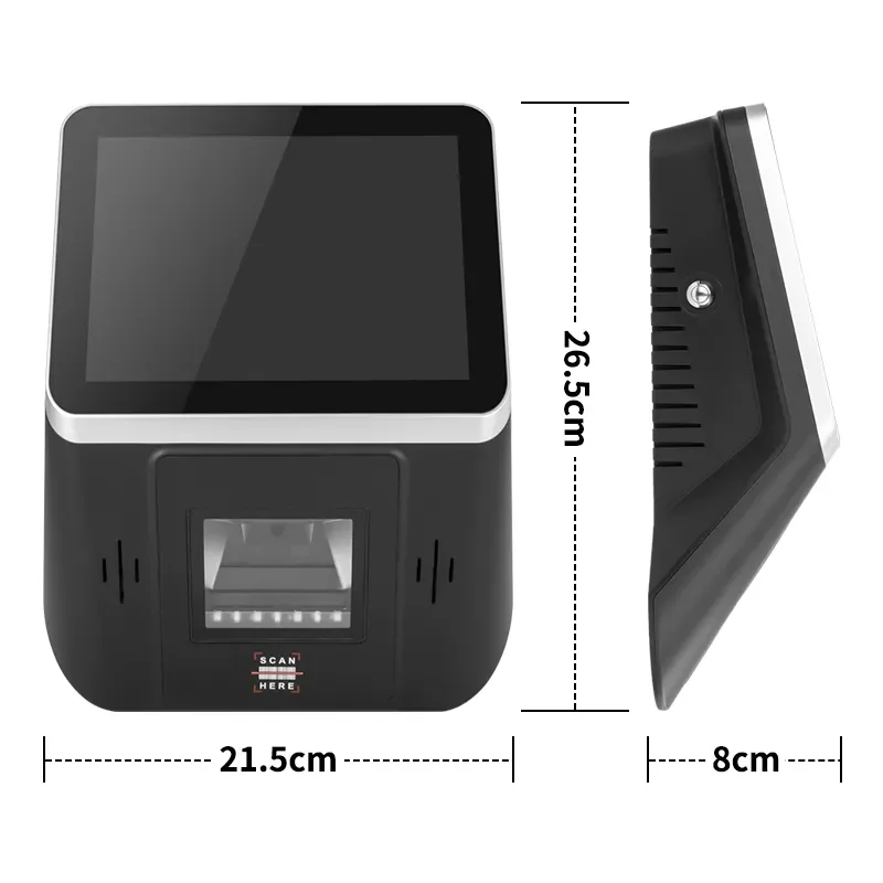 Android All in One Touch Screen Cash Register POS Terminal Advertising Koisk Barcode Scanner mini Price Checker machine