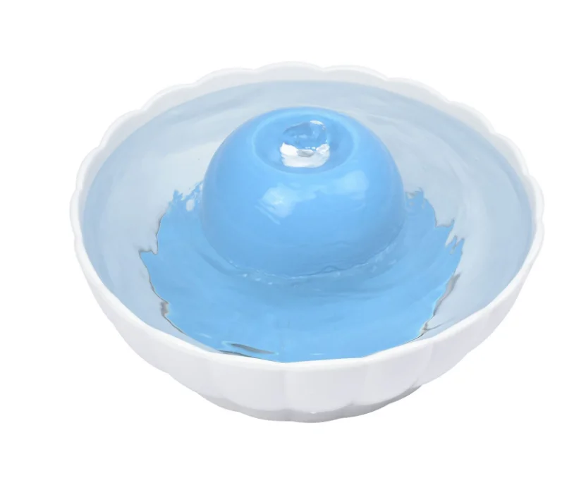 Автоматический диспенсер для воды для домашних животных от производителя с сменными фильтрами и поролоновым керамическим питьевым фонтаном для домашних животных