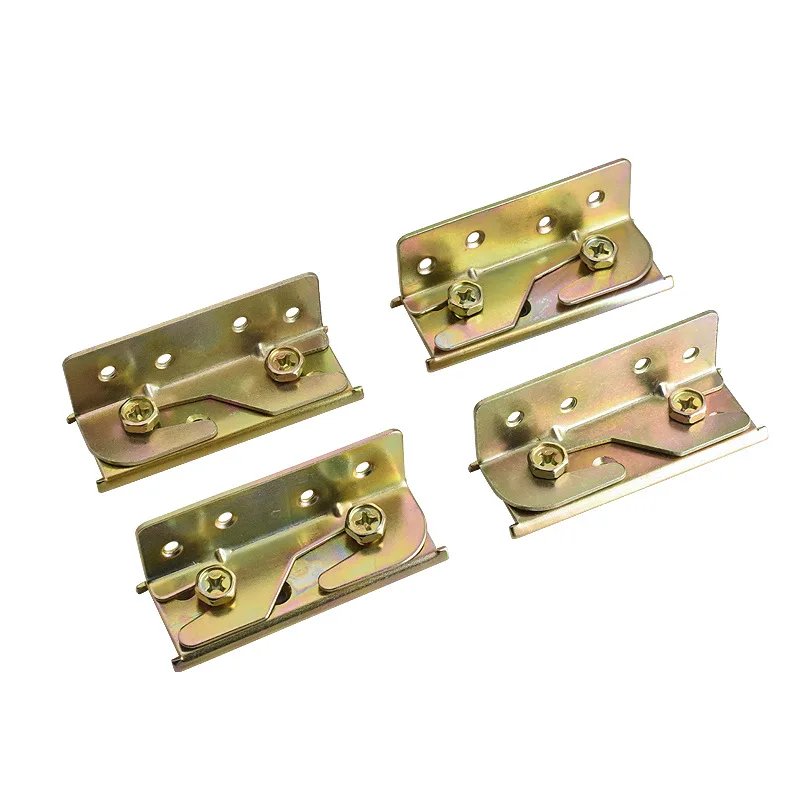 Modern Steel Corner Sofa Bed Furniture Hinge Iron Connector for Folding Wooden Beds for Kitchen Bedroom Hotel Living Room Dining