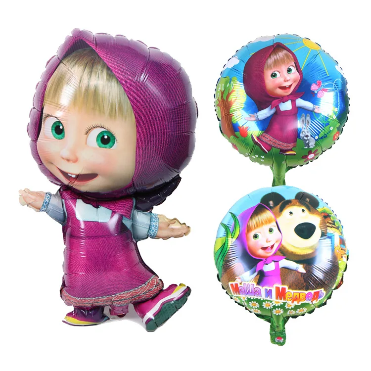 
Girl Birthday Cartoon Balloon Big Size Happy Birthday Promotional Toy gift Theme Party Decoration Boy Favor Foil Balloon 