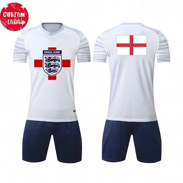 Wholesale Club Retro Football Shirt Retro England Football Shirt