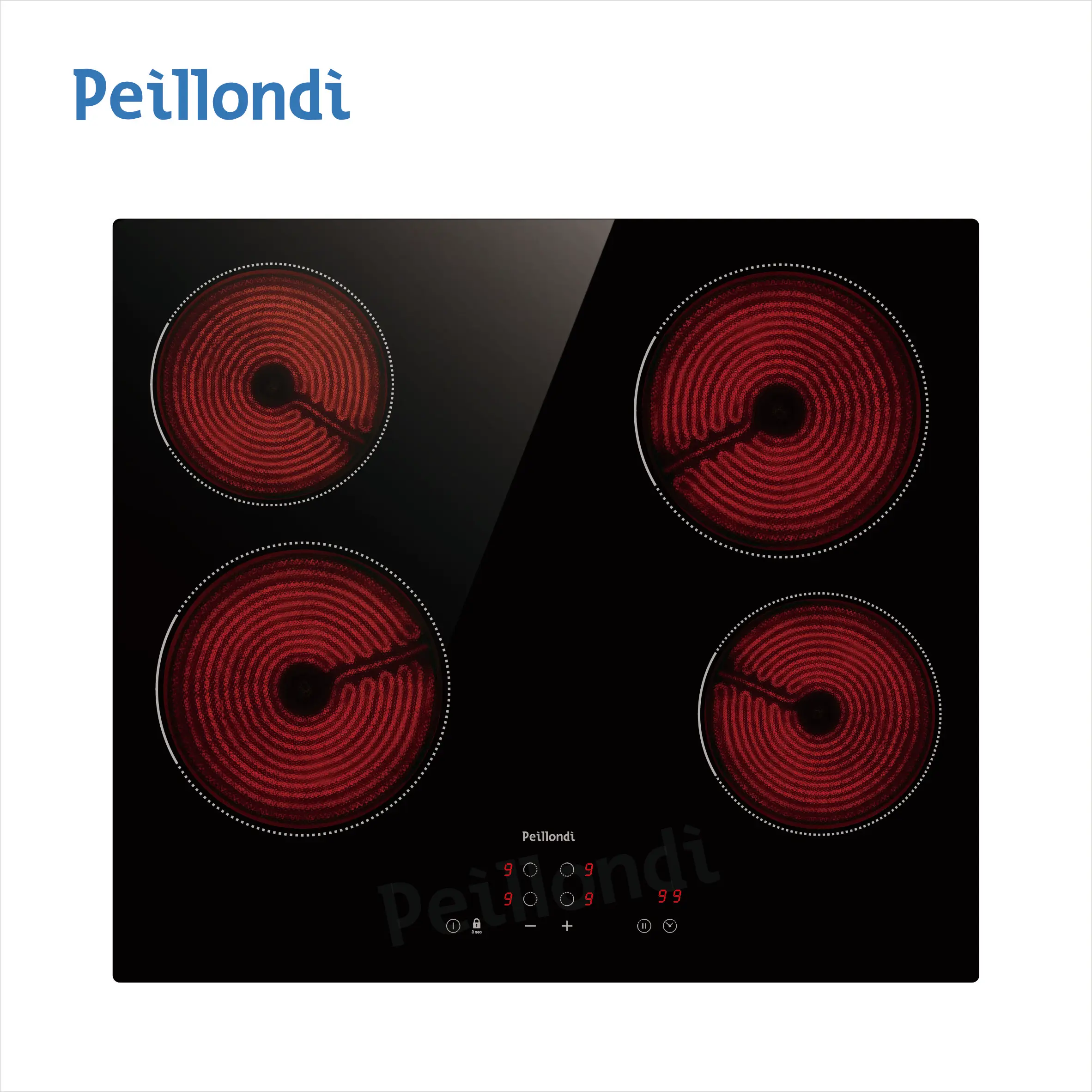 4 Burners Infrared Cooker 4 Heads Infrared Cooktop 4 Hobs Radiant Cooker Stove For Wholesaler Distributor