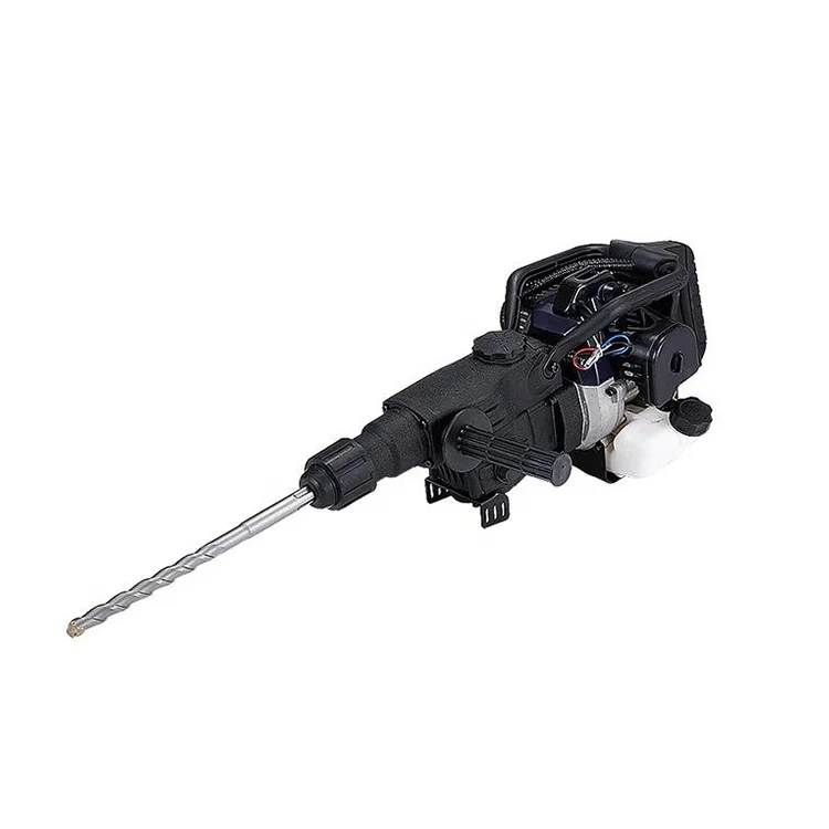 Беспроводные бензиновый бурильный молоток для рок-н-Break бетонного камня сломанной с четырьмя дрель/земельный шнек сверлы, биты кирка/зубила