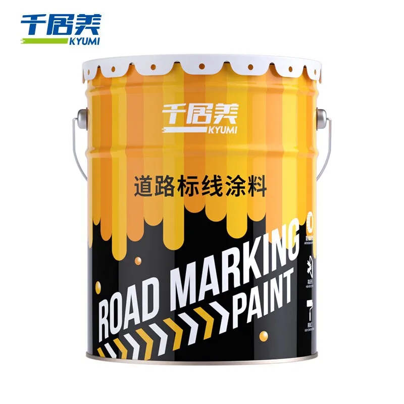 Kyumi low price  and high gloss thermoplastic  traffic line Marking Paint road sign coatings paint